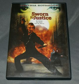 Sworn To Justice (dvd,  2001) Rare Oop Authentic Us