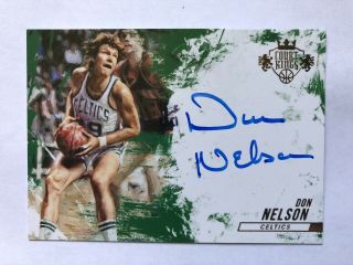 Don Nelson 2015 - 16 Court Kings Auto 17/35 Rare Celtics Hof Autograph