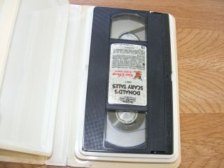 Cartoon Classics Volume 3 SCARY TALES VHS Disney Video White Clam Shell Rare/HTF 3