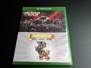 Gears Of War 1 Ultimate Edition & Rare Replay Xbox One Ex,  Nm Complete