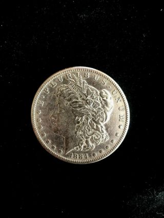 1884 S Morgan Silver Dollar.  Looks Au.  Great Rare Key Date Coin.