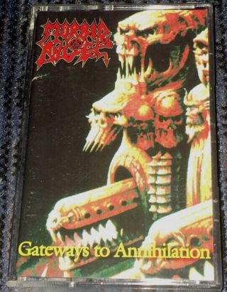 Death Metal Morbid Angel Gateways To Annihilation Vg Cassette Tape Mc Rare
