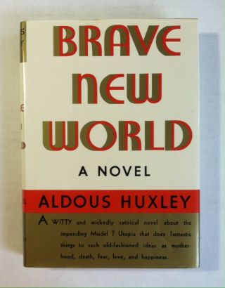 Brave World By Aldous Huxley (hardcover) Rare