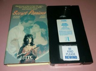 Secret Passions (haunted By Her Past) Susan Lucci Rare Horror Itc Vhs Not On Dvd
