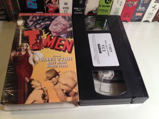 T - Men Rare Classic Film Noir Crime Action Vhs 1947 Oop Htf Anthony Mann