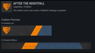 Destiny 2 Nightfall Strike Speed Run For Rare Emblem On Ps4/pc/xbox1