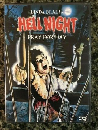 Hell Night (dvd,  1999) Linda Blair - Rare Anchor Bay - Poster Insert Shiping