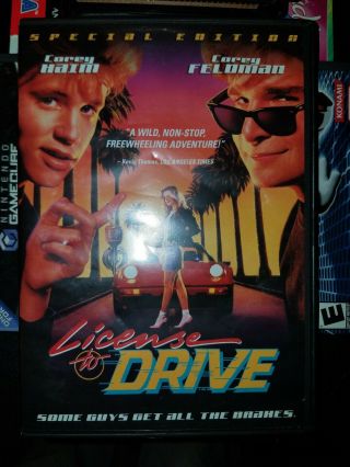 License To Drive (dvd,  2005,  Special Edition) Rare Oop Corey Haim Region 1 Usa