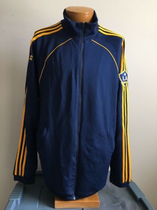 Los Angeles LA Galaxy Rare Adidas MLS Jacket Beckham Warm Up Jersey Men’s Sz XL 2