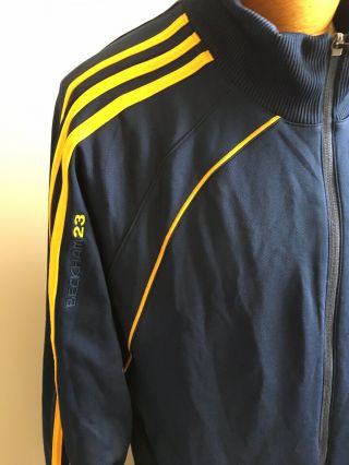 Los Angeles LA Galaxy Rare Adidas MLS Jacket Beckham Warm Up Jersey Men’s Sz XL 3