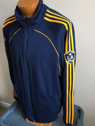 Los Angeles LA Galaxy Rare Adidas MLS Jacket Beckham Warm Up Jersey Men’s Sz XL 4