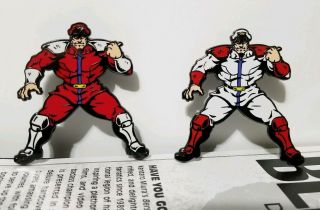 Sdcc Exclusive 2019 Street Fighter Udon Collectibled Pin M.  Bison Rare Variant
