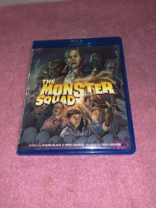 The Monster Squad (blu - Ray Disc,  2013) Rare Out Of Print Oop Dvd