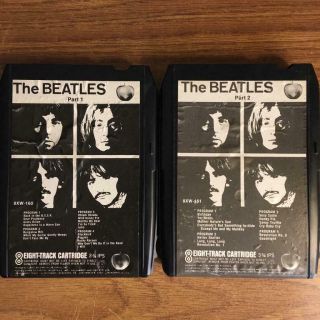 The Beatles White Album Part 1 & 2 Rare 8 Track Tape Late Nite Bargain