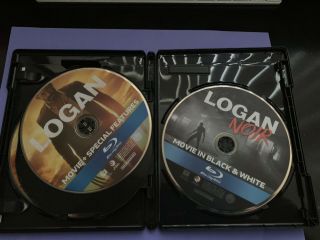 Logan 4K (4K,  Blu - ray,  Noir,  No Digital) w/ Rare OOP Slipcover.  Wolverine Xmen 3