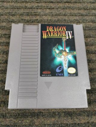 Dragon Warrior Iv 4 (nintendo Entertainment System,  1992) Rare Nes