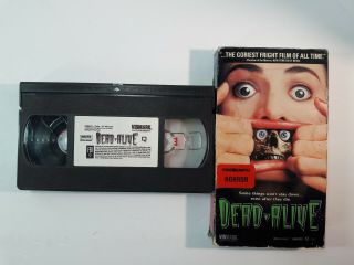 Dead Alive VHS RARE Unrated HORROR CULT GORE MOVIE VIDEO TAPE 1994 VIDEOSMITH 3