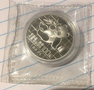 Rare 1989 100 Yuan Platinum 1oz Pt Panda W/box