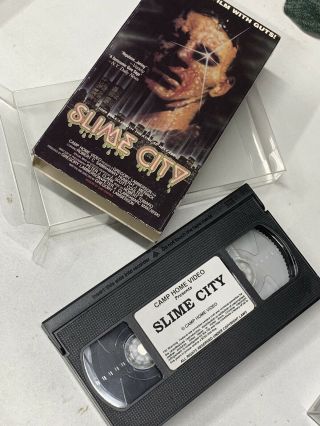RARE HORROR VHS Slime City,  Killer Workout,  Neon Maniacs.  Lightning Video,  Camp 7