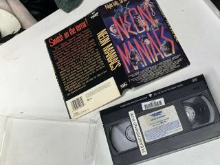 RARE HORROR VHS Slime City,  Killer Workout,  Neon Maniacs.  Lightning Video,  Camp 8
