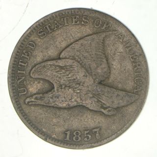 Crisp - 1857 - Flying Eagle United States Cent - Rare 032
