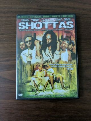 Shottas (dvd,  2007,  2 - Disc Set) Directors Edition Rare