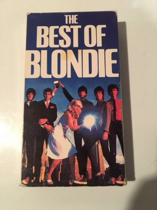 Rare Oop Best Of Blondie Vhs Video Tape Debbie Harry Live Music Concert Polygram
