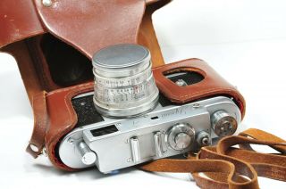Rare Zorki 4 Rangefinder Camera Jupiter 8 Red Pi,  Based On Leica,  Cla,  1958