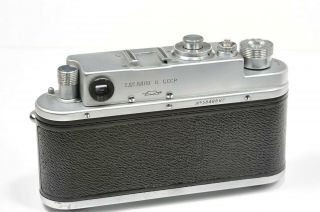 RARE ZORKI 4 rangefinder camera Jupiter 8 red Pi,  based on Leica,  CLA,  1958 3