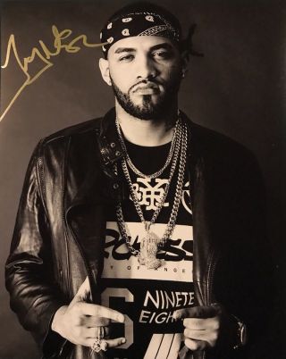 Joyner Lucas Hand Signed 8x10 Photo Hot Rapper Autographed Rare Authentic