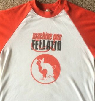 Machine Gun Fellatio T Shirt Rare Bring It On Paging Tism Jjj 90s Size 90s Mgf