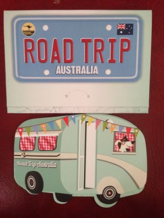 2013 Road Trip Australia Wallet Set Of 5 Imperforate Mini Sheet Limited 300 Rare