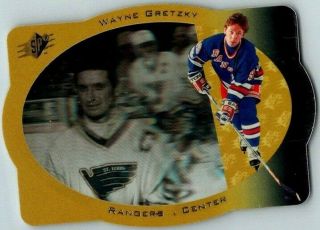 1996 - 97 Upper Deck Spx Gold Wayne Gretzky Insert Hockey Card 39 Rare Bv