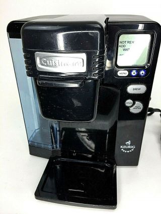 Rare Black Cuisinart Keurig Ss - 700 Coffee Maker,  No Mug Tray