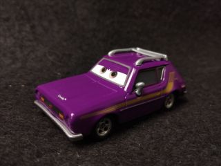 Rare Disney Pixar Cars J.  Curby Gremlin Purple 1/55 Diecast Vehicle
