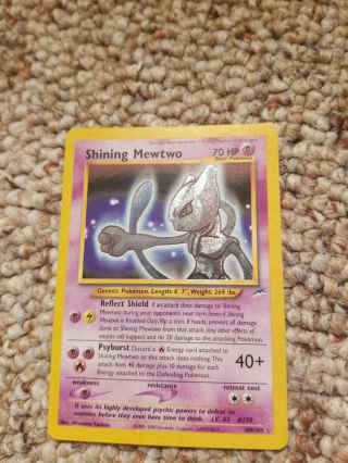 Shining Mewtwo 109/105 Holo Rare Neo Destiny Pokemon Card Nm/lp