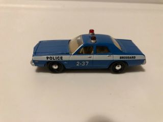 Johnny Lightning 1977 Dodge Monaco Police Car Brossard Ultra Rare Loose