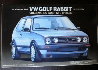 Rare Fujimi 1/24 Volkswagen Golf Rabbit Gti 16 Valve Inch Up Disk Series