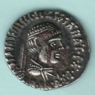 Ancient India Indo Greek King Menander Ex Rare Silver Coin