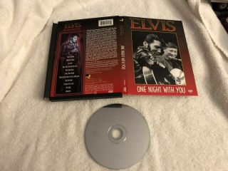 (snap Case) Elvis Presley One Night With You Dvd Ultra Rare Oop