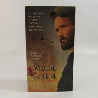 Welcome Home Vhs Video Kris Kristofferson Mia Cambodia Rare Vietnam War Movie