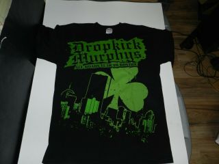 Rare 2009 Dropkick Murphys 2009 St Patricks Concert Tour T Shirt (tall Men 
