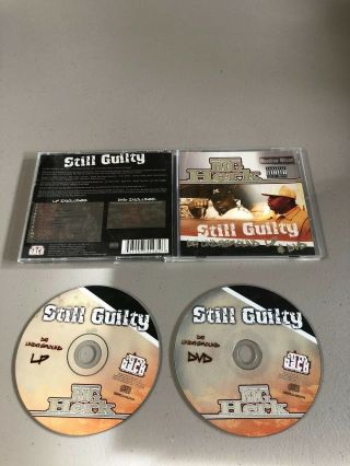 Big Herk Still Guilty 2004 2 - Disc Cd/dvd Set Rare Oop Detroit Hip - Hop/rap
