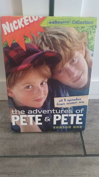 The Adventures Of Pete & Pete - Season 1 Dvd Rare Oop Nickelodeon Rewind Coll.