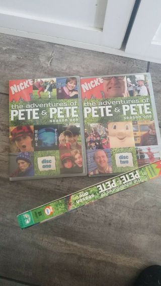 THE ADVENTURES OF PETE & PETE - Season 1 DVD RARE OOP Nickelodeon Rewind Coll. 3