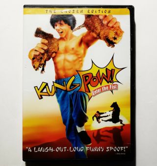 Kung Pow Enter The Fist (dvd,  2004,  The Chosen Edition) W/ Insert Rare & Oop