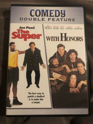 The Super/with Honors (dvd,  2006) Comedy Double Feature Joe Pesci Htf Rare Oop