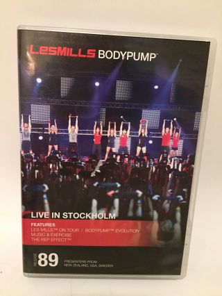 Les Mills Body Pump 89 Dvd & Cd Set Exercise Fitness Workout Rare