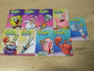 Spongebob Arcade Coin Pusher Dave And Busters Full Set W Rare Gary Card Complete