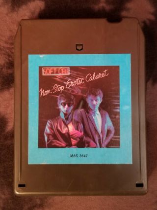 Rare 1981 Soft Cell Non - Stop Exotic Cabaret 8 Track Cartridge Tape Club Only